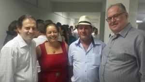 Rodrigo de Castro, Nilda Soares, Reginaldo Torres e Roberto Andrade estiveram presentes ao evento